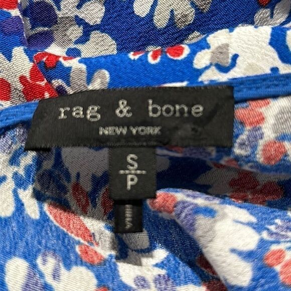 rag & Bone Estell Floral Crepe Sleeveless Midi Dress Sz S - Picture 11 of 14